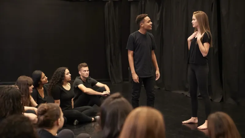 AI Feedback Meets Human Coaching in Acting Training